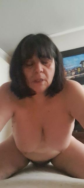 mature milf eager to have sex rubbing her tits
