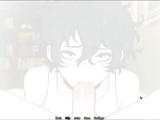 My Femboy Roomate [ HOMO Manga Game ] Ep.three ORAL wetdream about my COSPLAY ROOMIE !