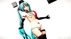 Hatsune Miku Takes Control in PINK CAT Tail Fantasy – MMD Hentai Delight