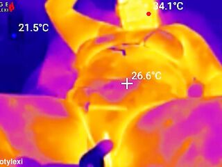 first BBC Sex Machine Bang: Oiled Up BBW Cums Hard on Your Massive Rod, 15 Min Ride and Cum Countdown, POV Thermal (4K Landscape)