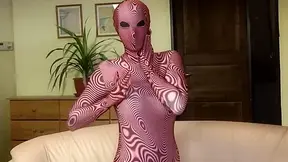 Zentai Strip Of Anna - Watch4Fetish