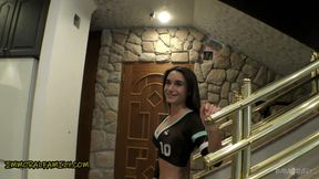 My step sister Lana Roy makes me a cheerleader &amp; anal creampie her- Immoral Family