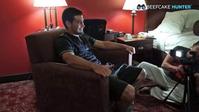 Sucking Macho with Soccer Player Legs