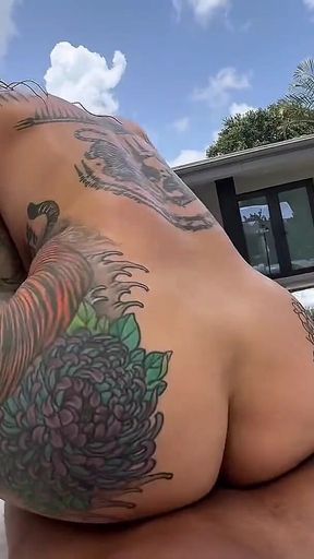 Poolside Fantasy Fuck with Bianca Bailee and Dick Dealer Don