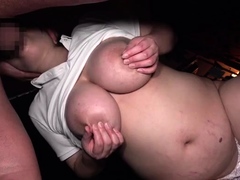 Big assed busty tit fuck and blowjob