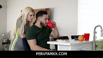 PervFamXX - Stepsister Nikki Sweet plays with her tight teen pussy