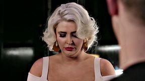 Kinky blonde gets pierced and slammed from behind like a cowgirl in reverse cowgirl pose