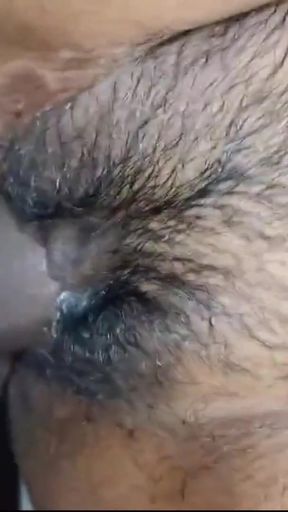 Indian hot Bhabhi hairy pussy fuck and filled cum inside   Clip 1