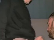 Hot tub blow job and cum shots