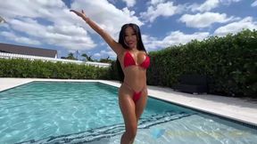 Pool Fuck & BWC Got My Asian Pussy Extra Wet - CJ Miles
