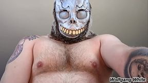 FULL VIDEO - MASKED MAN POUNDS YOU - Scary Bunny Halloween BottomPOV ASMR Pounding