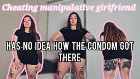 Cheating manipulative girlfriend can't hide the condom MP4