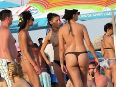 HOT Bikini Amateur TOPLESS Teens - Spy Beach Video