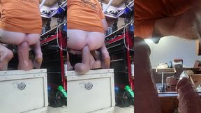 two mr hankeys dildos in my ass at the same time