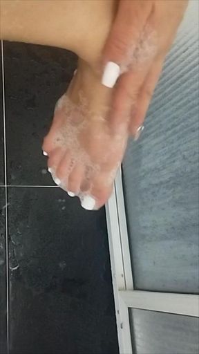 Washing my feet