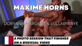 versatile bisexual couple getting fucked in a photoshoot bareback cum in mouth