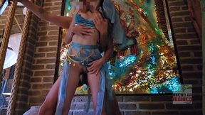 flaca en ropa araba quiere que le den verga a lo indio