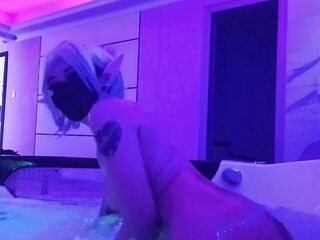 Halloween Nyauri1 #14 POV gotica cosplayer in the jacuzzi part two