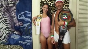SEXY ASIAN BABE VS PORNSTAR CHAMPION IN MAN VS WOMEN CAMEL CLUTCH WRESTLING HOLD CHALLENGE MATCH & HARDCORE XXX SEX