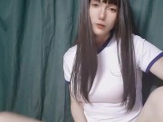 男の娘オナニ－Japanese crossdresser teasing