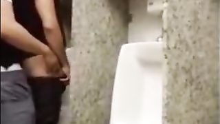 breeding a slut in a Public Bathroom 5