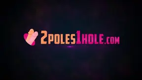 London's Tight Hole Gets Pounded by 2 BBC in Doublevag