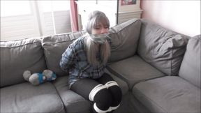 Luna Grey - Nanny Bound and Tape gagged