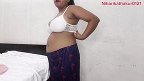 Desi indian girl Niharika big boobs and pussy full audio