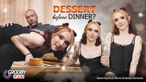 GROOBYGIRLS - Dusti Bunni Gets Fucked First Before Meal
