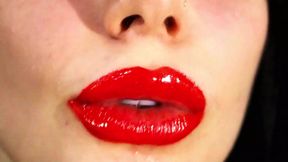 Red lipstick compilation &amp; lip tease! 50$ instead of original price 85$