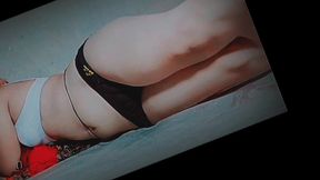This Hot Girl Shows off Her Steady Figure and Bends Over Doggy Style to Show off Her Tight Ass. Her Tight Pink Pussy and Her Tig