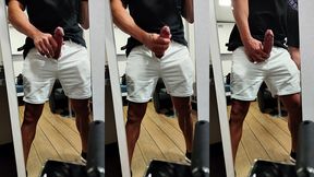 paja frente al espejo 🪞 😳🍆💦 jerk off in front of the mirror 🪞 😳🍆💦
