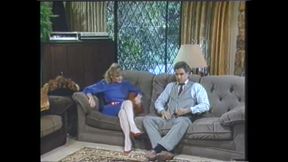 Vintage Orgy of Beautiful Busty MILFs with Hairy Pussy Fucked and Cummed in Mouth by Many Big Cocks