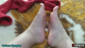 curious goddess - big ass foot socks fethis foot soles worship footjob asshole