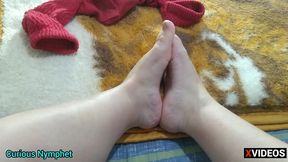 curious goddess - big ass foot socks fethis foot soles worship footjob asshole