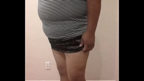 Travesti maduro de closet caliente en casa