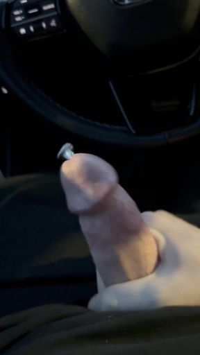 Shooting a Load for Daddy in My Car