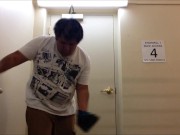 Chubby Boy With Tiny Dick Strips At Hotel