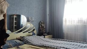 Home Sex of Young Husband and Mature Wife in Wonderful Mood