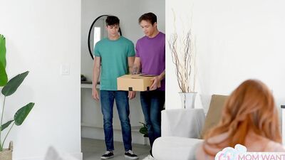 Sophia Locke Gets Her Pussy and Mouth Fucked Simultaneously by Stepson and Friend S5:E5