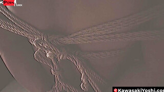 KawasakiYoshi.com  Japanese Muscle Hunk Kosukes Shibari Thrill