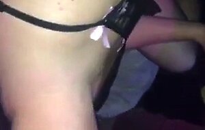 Bubble Butt Sissy teasing and sucking dick