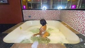 Cum-covered Chubby Gets Nailed in Jacuzzi