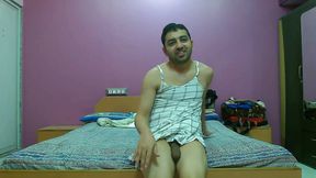 Sexy sissy crossdresser femboy Sweet Lollipop in a short nighty.