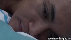 Hot asian stud gets sucked and rides big cock in amateur anal session - tags: anal play, solo play, hung, asian hunk, oral pleasure, masculine charm