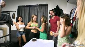 ”Ping pong party turns into university college group sex”