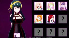 Beautiful anime minx gets fucked in 3D animated casting porn