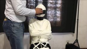 Chinese Girl In Straitjacket And Armbinder