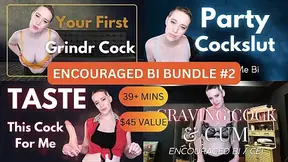 39 MINS Encouraged Bi Bundle #2: Your First Grindr Cock, Party Cockslut, Taste This Cock For Me, Craving Cock & Cum