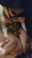 Thick Goth Bunnygirlnicole Teases with Curvy Big Boobs and Blowjob